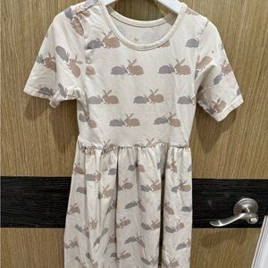 Pink Chicken Cream Pleated Sundress bunnies